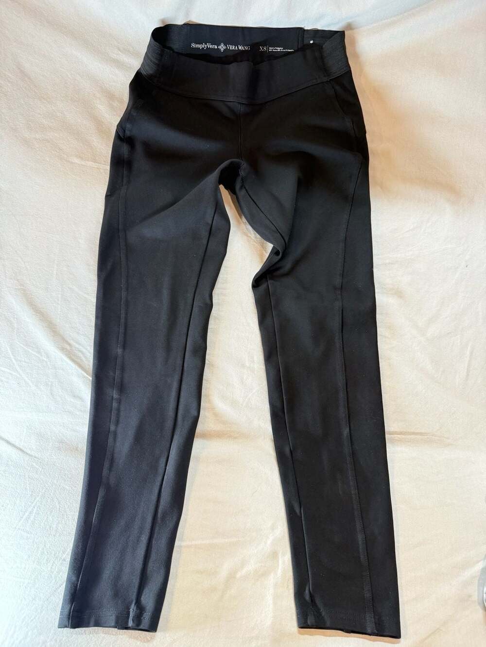 Simply Vera Vera Wang Mid-Rise Seamed Ankle Leggings with Pockets